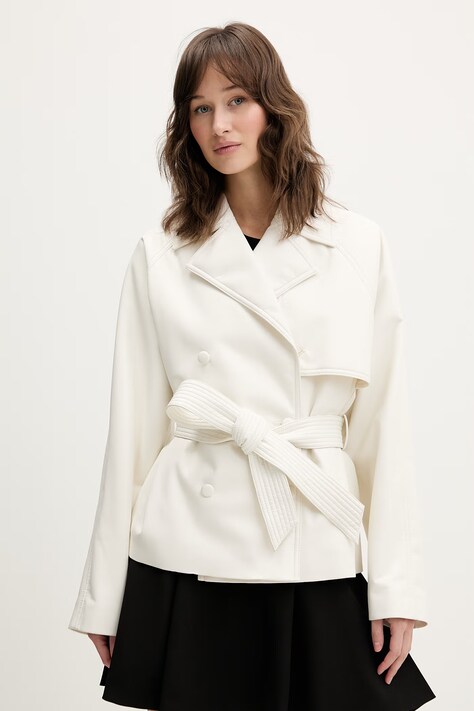 HUGO kurtka Aisandi-1 kolor beżowy przejściowa 50558138