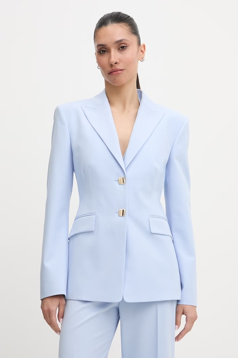 HUGO jednoredni sako za žene Asmalla plavi 50561450