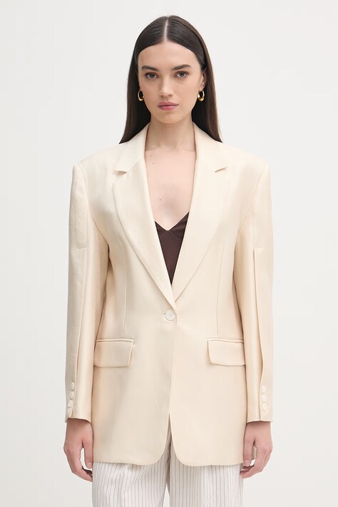 Haveone marynarka damska beżowa JGE-Q030