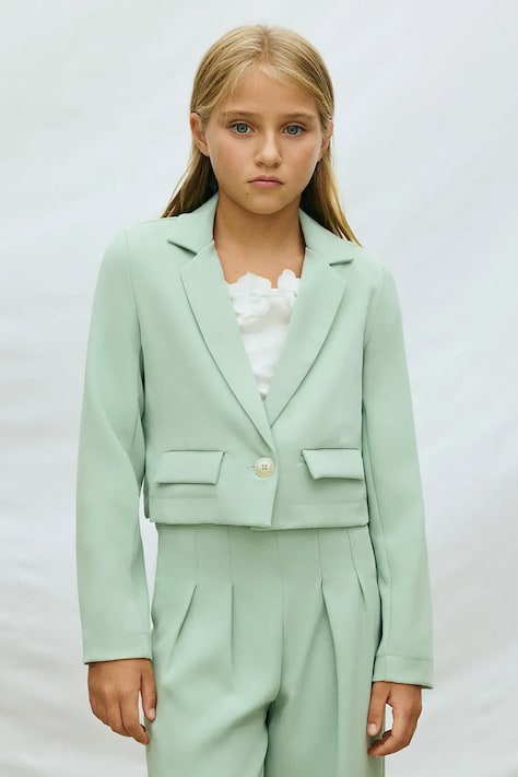 Detské sako Mayoral zelená farba, 6403