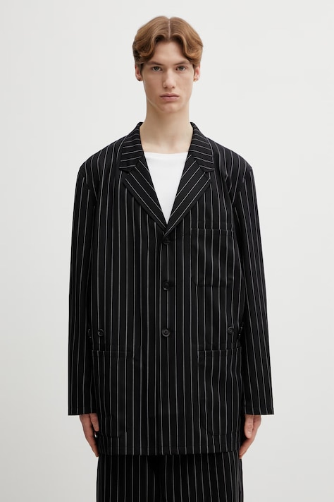 Sako s dodatkom vune Y-3 M RW CHORE CT boja: crna, KG0199