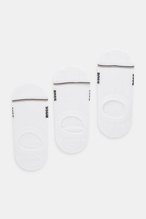 Κάλτσες BOSS 3P LC Iconic CC SP W 3-pack χρώμα: άσπρο, 50533881