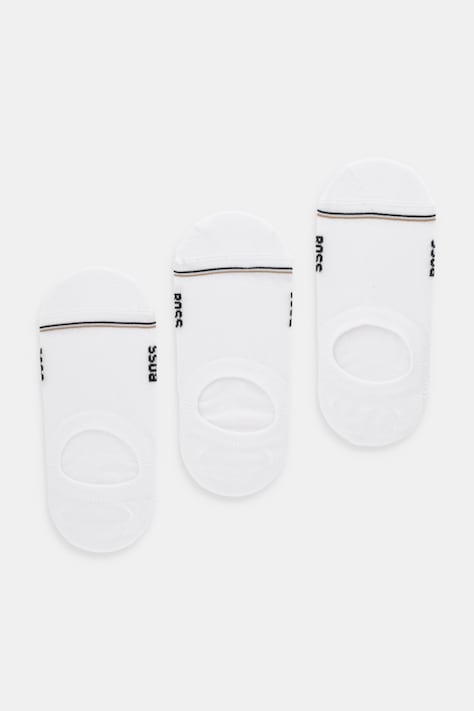Κάλτσες BOSS 3P LC Iconic CC SP W 3-pack χρώμα: άσπρο, 50533881