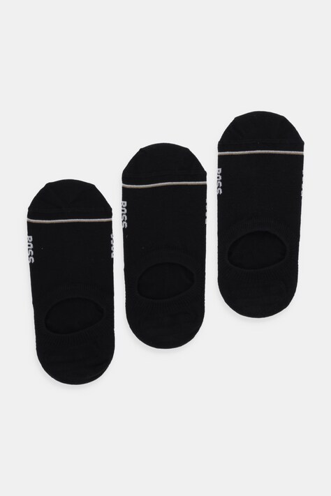 Κάλτσες BOSS 3P LC Iconic CC SP W 3-pack χρώμα: μαύρο, 50533881
