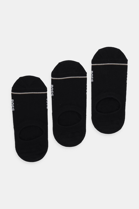 Κάλτσες BOSS 3P LC Iconic CC SP W 3-pack χρώμα: μαύρο, 50533881