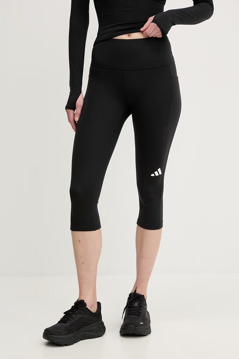 adidas Performance legginsy treningowe adi365 damskie kolor czarny z nadrukiem KA0127