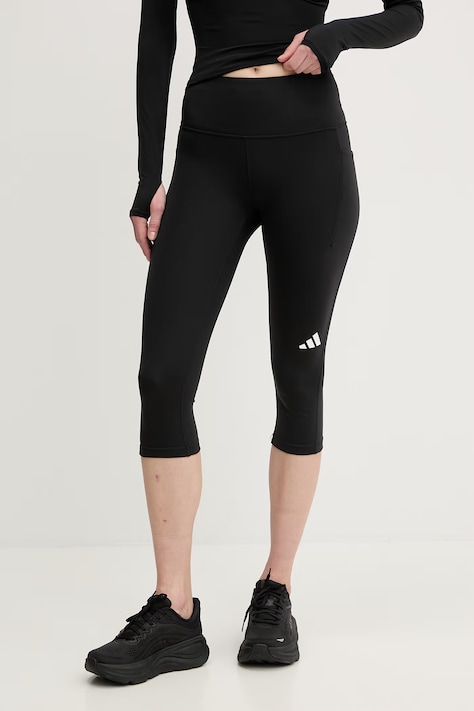 adidas Performance legginsy treningowe adi365 damskie kolor czarny z nadrukiem KA0127