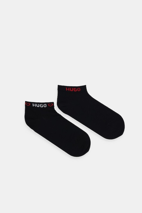 Čarape HUGO 2P AS MICROLOVE CC W 2-pack boja: crna, 50553430
