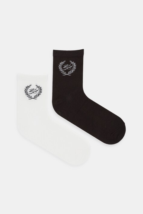 Karl Lagerfeld skarpetki HOTEL KARL 2-pack kolor beżowy B1W47034