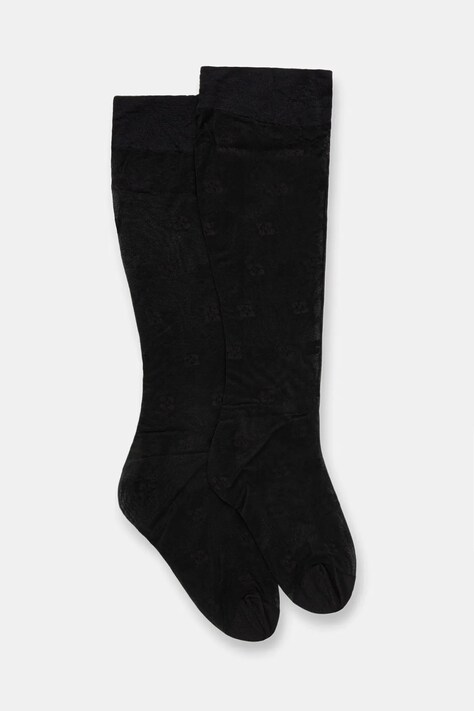 GANNI podkolanówki A5535 kolor czarny A5535