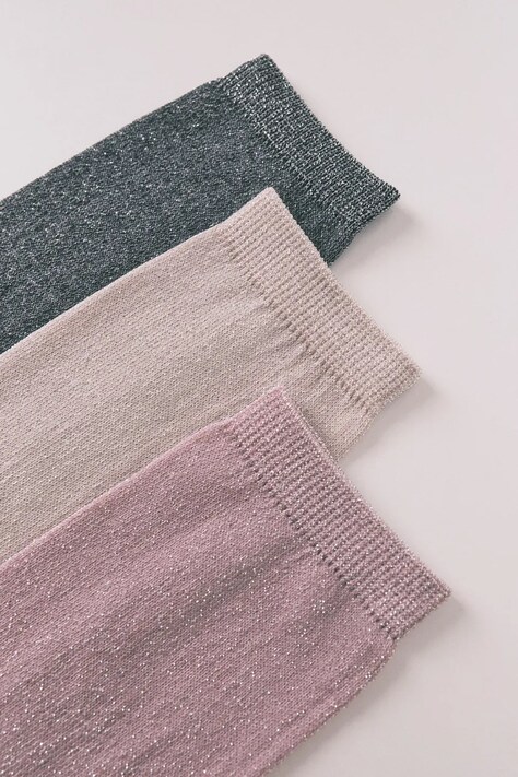 Шкарпетки women'secret 3-pack — SS26-LGD02E, рожевий — фото 3