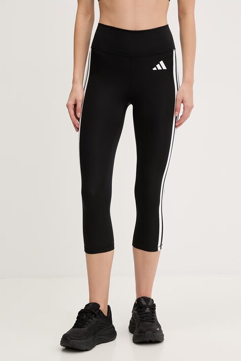 adidas Performance legginsy treningowe damskie kolor czarny z aplikacją KE6062