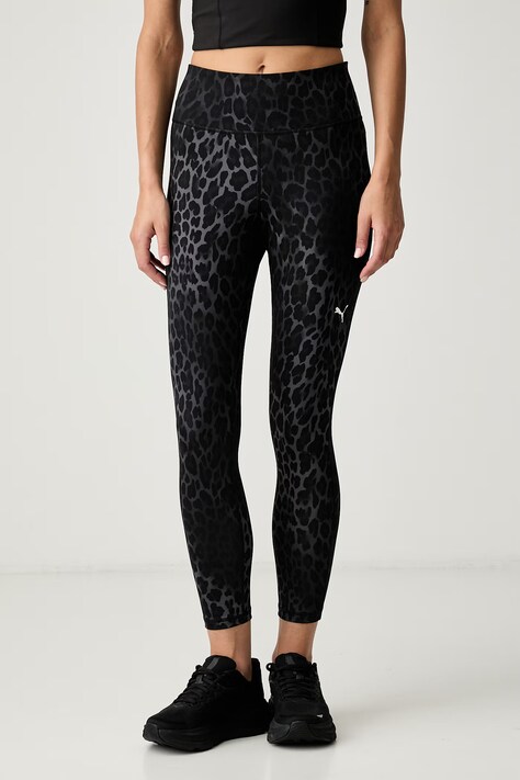 Puma legíny dámske Essential Spotted Haze čierne high waist 528515