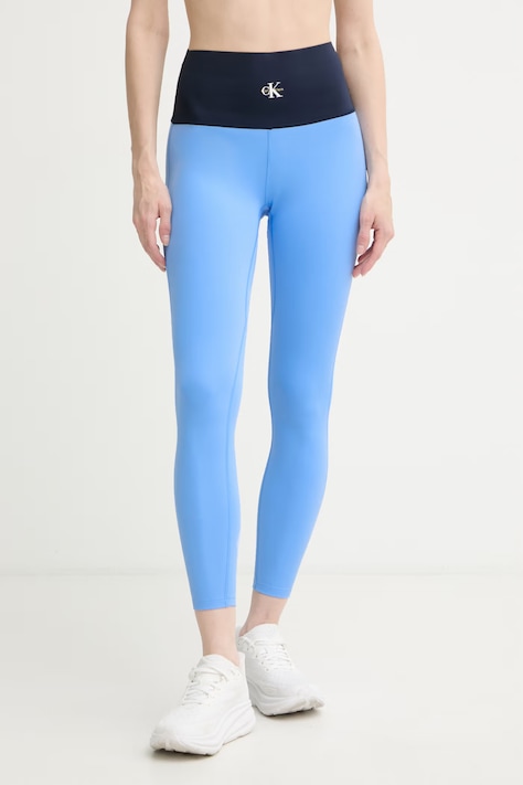Calvin Klein Performance κολάν Γυναικεία μπλε ψηλή LVGWS6L604