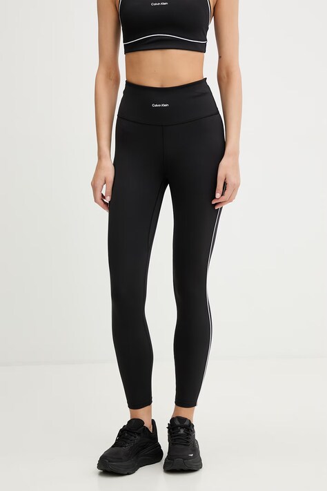 Calvin Klein Performance legginsy sportowe damskie czarne regular waist LVGWS6L650