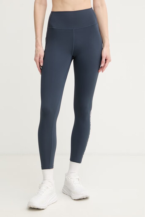 Calvin Klein Performance legginsy sportowe damskie granatowe high waist LVGWS6L673