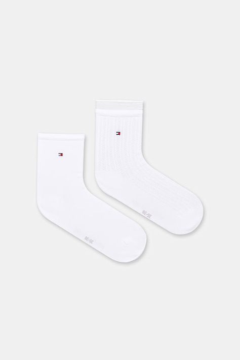 Tommy Hilfiger șosete pentru femei pachet de 2 albe 701238774
