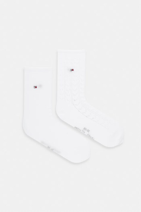 Tommy Hilfiger skarpety damskie 2-pack białe 701238849
