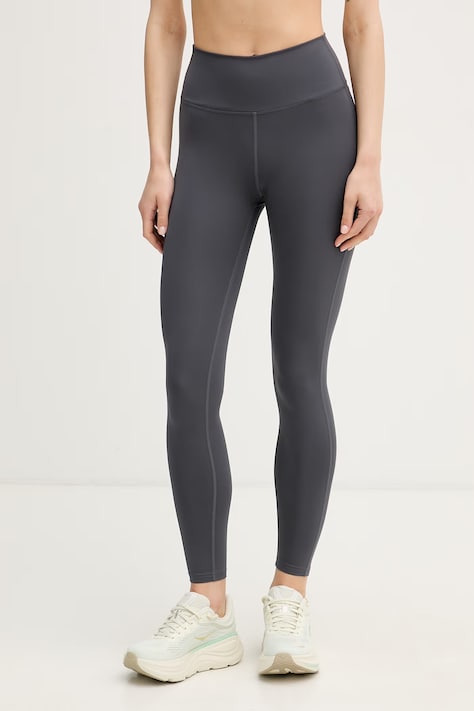 Hummel legginsy sportowe damskie szare regular waist 229989