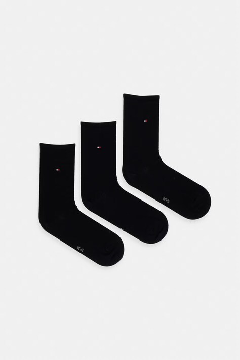 Tommy Hilfiger skarpety damskie 3-pack czarne 701239618