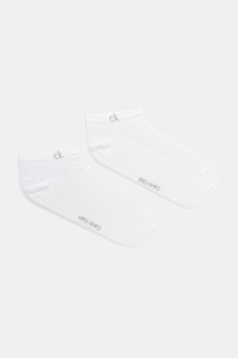 Calvin Klein skarpety damskie 2-pack białe 701238124