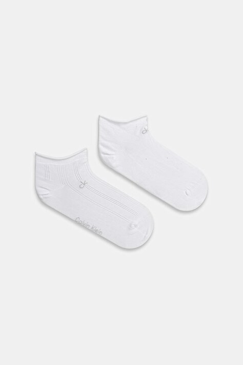 Calvin Klein skarpety damskie 2-pack białe 701238121