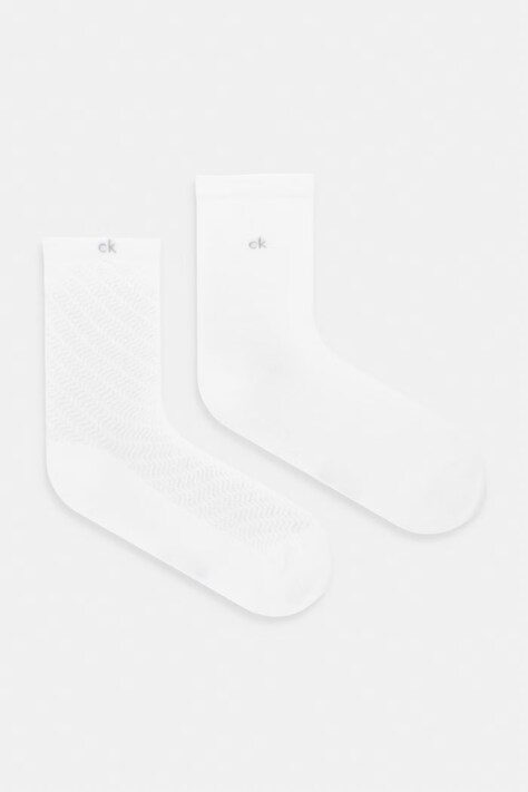 Calvin Klein skarpety damskie 2-pack białe 701238805