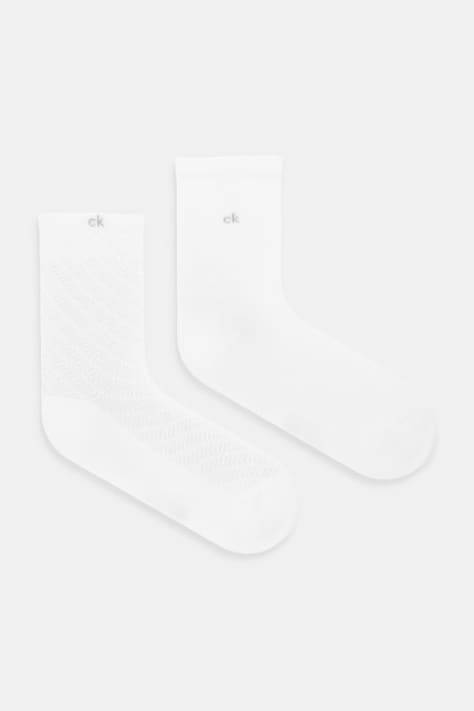 Calvin Klein skarpety damskie 2-pack białe 701238805