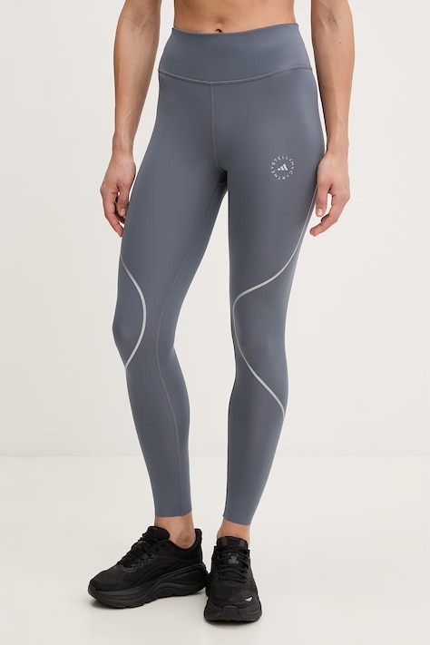 adidas by Stella McCartney legginsy damskie szare high waist KF8786