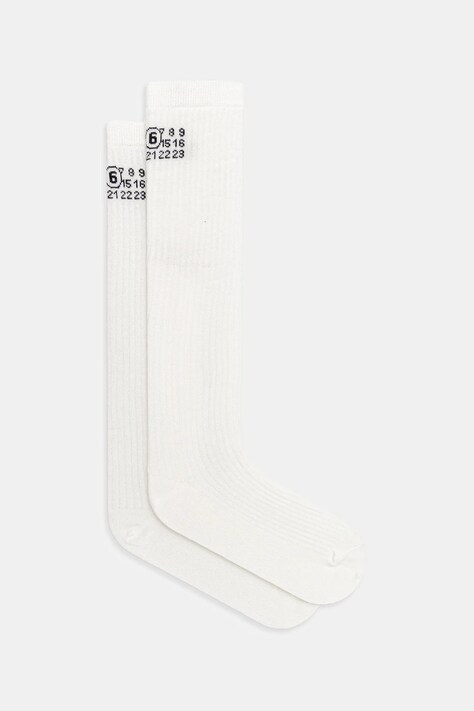 Κάλτσες MM6 Maison Margiela χρώμα: άσπρο, S52TL0038.M13244.101