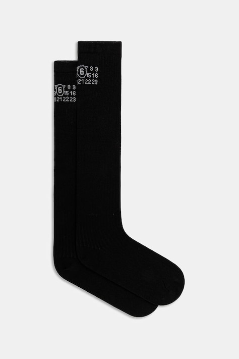 Κάλτσες MM6 Maison Margiela χρώμα: μαύρο, S52TL0038.M13244.900