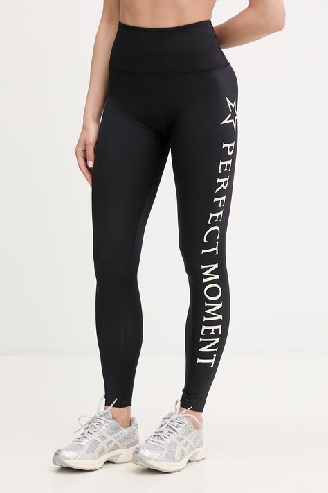 Perfect Moment legginsy damskie czarne high waist W3001372