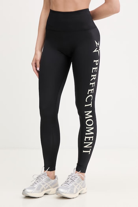 Perfect Moment legginsy damskie czarne high waist W3001372