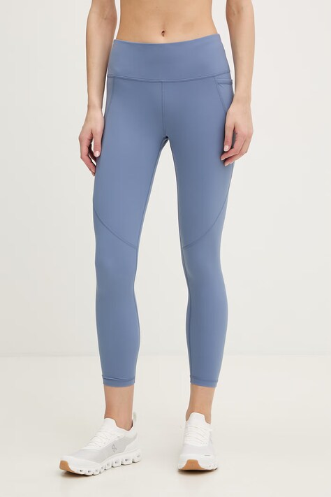 Sweaty Betty legginsy damskie Power niebieskie regular waist SB540078