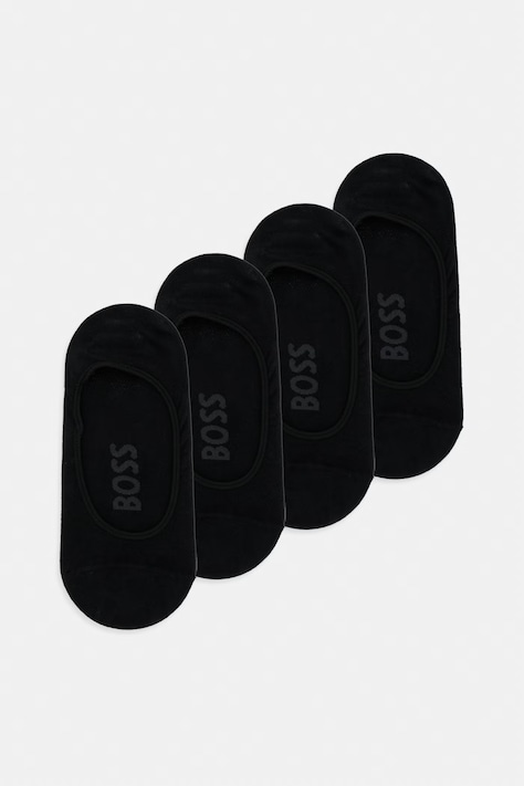 BOSS skarpety stopki damskie 2P IN Piquet 2-pack czarne 50561170