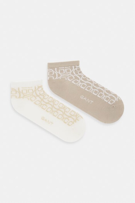 Gant skarpety damskie 2-pack beżowe 4960270