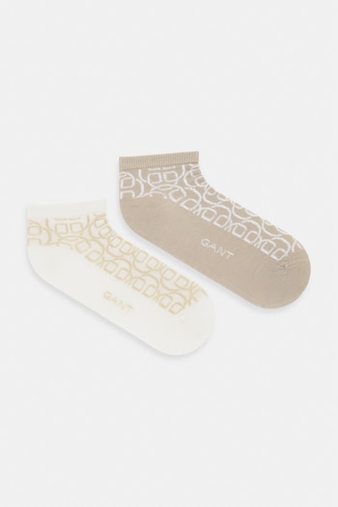 Gant skarpety damskie 2-pack beżowe 4960270