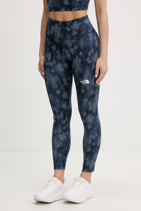 The North Face legginsy damskie FLEX granatowe high waist NF0A8BQSJZ91