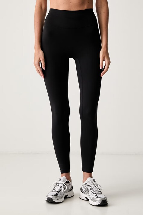 Le Privé legginsy damskie COMFORT LEGGINS czarne regular waist LP00718