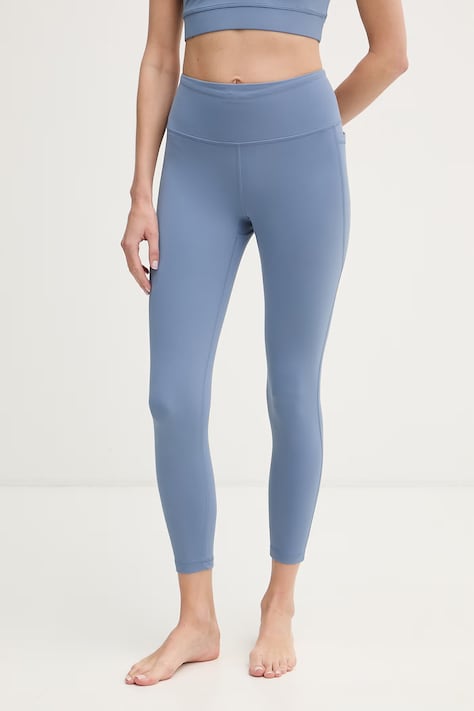 Sweaty Betty legginsy do jogi damskie Studio niebieskie high waist SB04204
