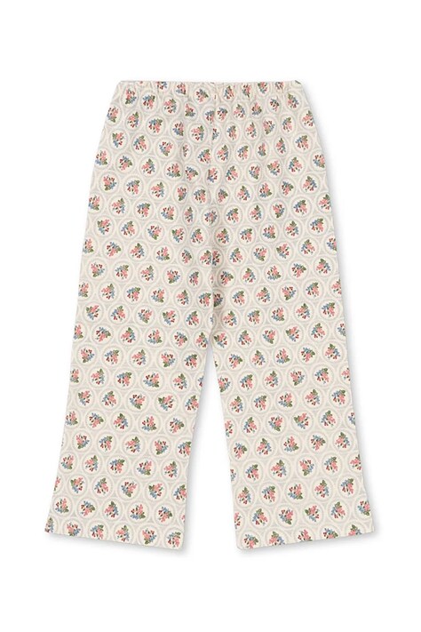 Дитячі бавовняні штани Konges Sløjd DREY PANTS GOTS — SS26-LGG001, бежевий — фото 2