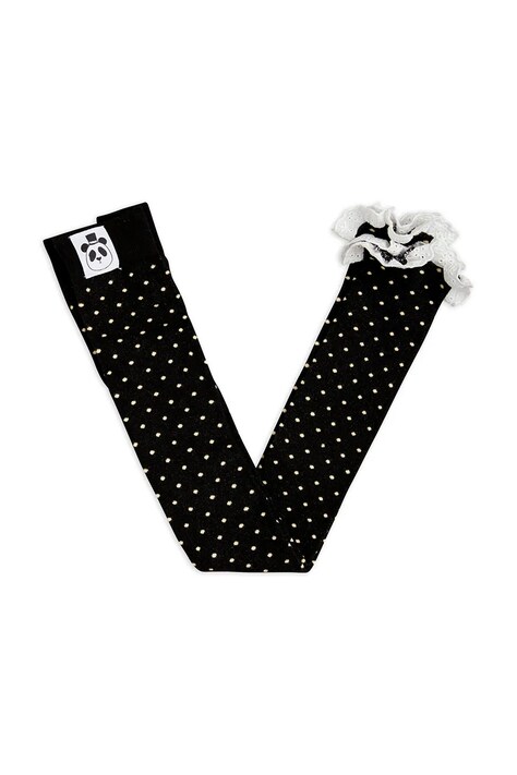 Mini Rodini legginsy dziecięce Polka dot kolor czarny 26160119