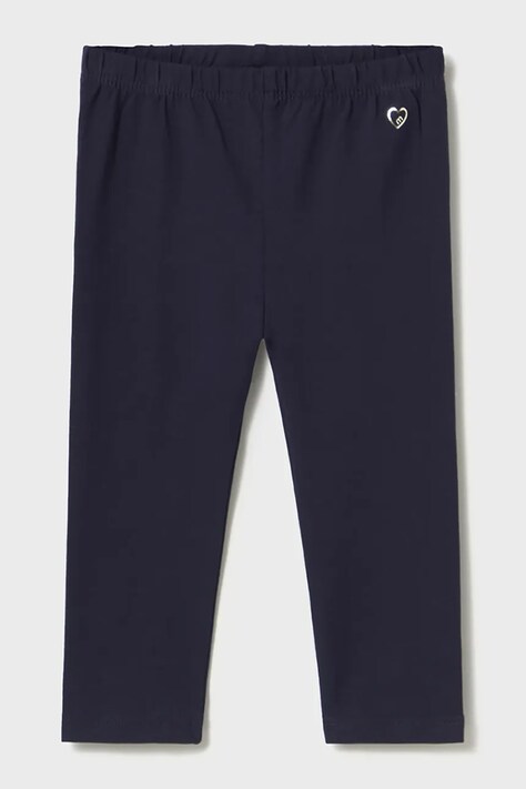Mayoral legginsy niemowlęce kolor granatowy gładkie 703
