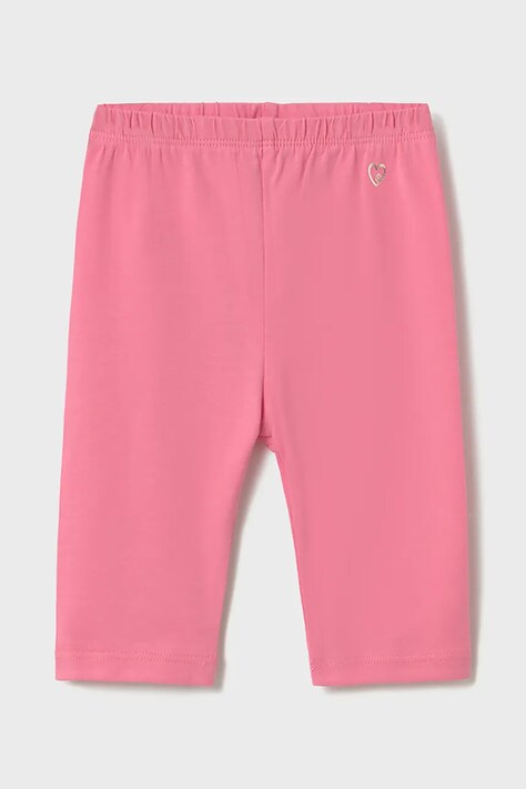Mayoral legginsy niemowlęce kolor różowy gładkie 706