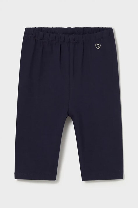 Mayoral legginsy niemowlęce kolor granatowy gładkie 706