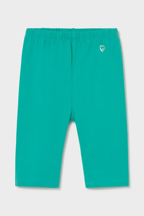 Mayoral legginsy niemowlęce kolor turkusowy gładkie 706