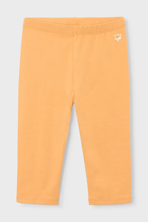 Mayoral legginsy dziecięce kolor pomarańczowy gładkie 723