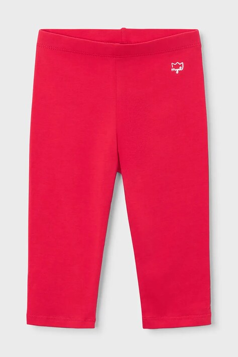 Mayoral legginsy dziecięce kolor czerwony gładkie 723