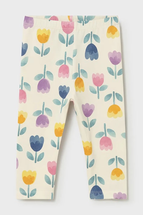 Mayoral leggins copii culoarea alb, cu model, 1746