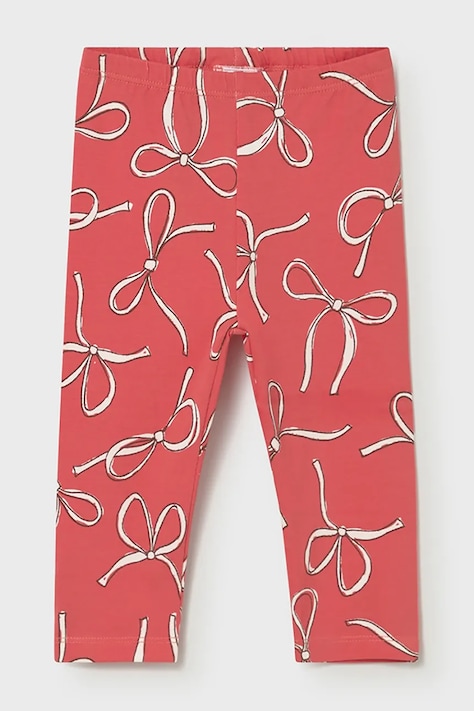 Mayoral legginsy dziecięce kolor różowy wzorzyste 1746